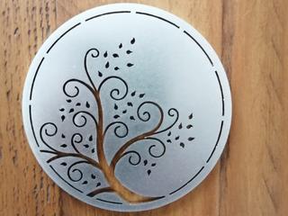 INT45 - Sous verre en Inox