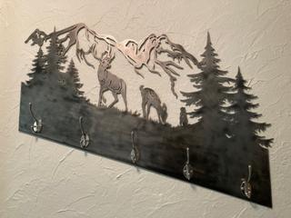 PM20 - Cerf et biche en montagne